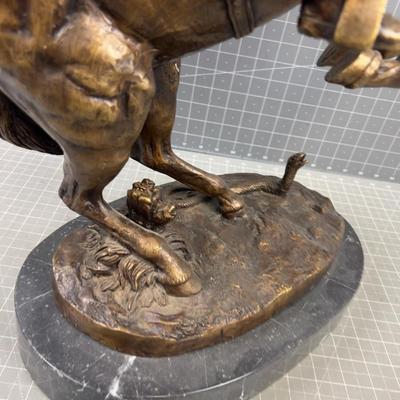 The RATTLESNAKE By Frederic Remington in Bronze