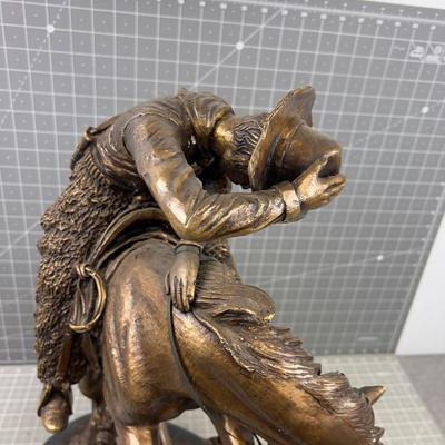 The RATTLESNAKE By Frederic Remington in Bronze