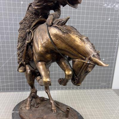 The RATTLESNAKE By Frederic Remington in Bronze