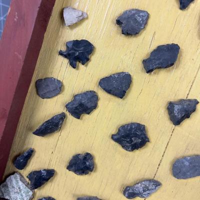 Arrow Heads Pottery Chards & Animal Teeth 