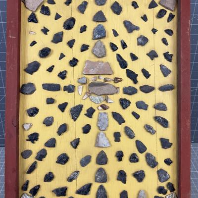 Arrow Heads Pottery Chards & Animal Teeth 