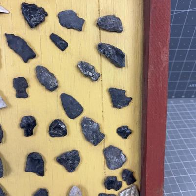 Arrow Heads Pottery Chards & Animal Teeth 