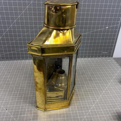 Antique Brass Light Lantern 