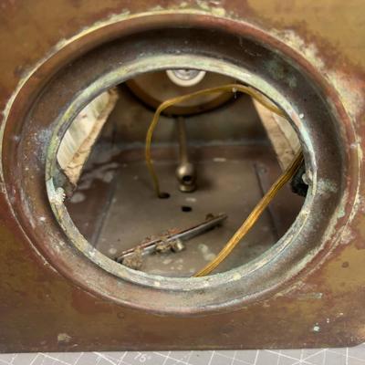 PERKO Perkins Marine Lamp & Hardware Corp.  Antique Brass Ships Lamp Electrified