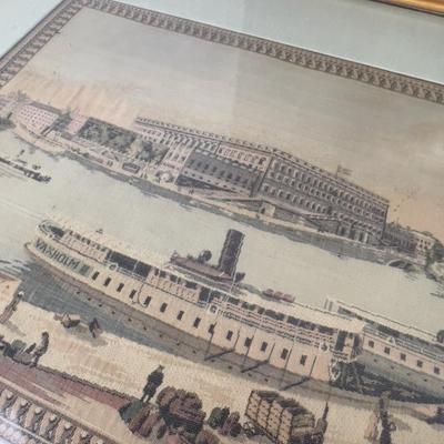 Framed TAPESTRY of Stockholm, Sweden WOW! Impressive