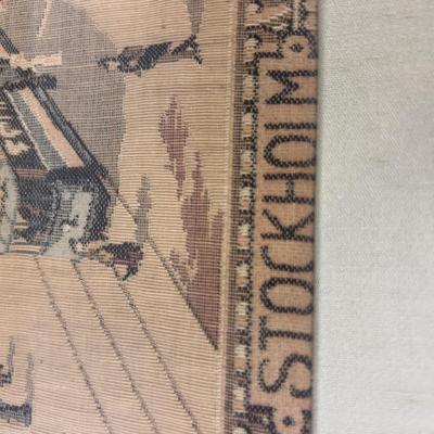 Framed TAPESTRY of Stockholm, Sweden WOW! Impressive