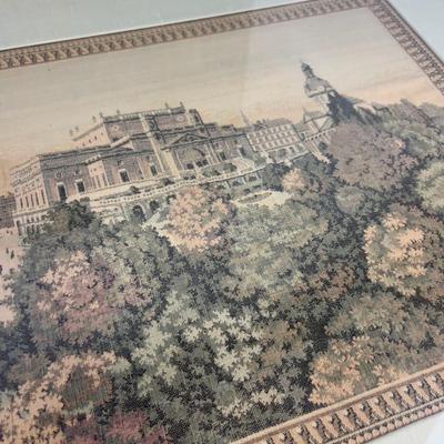 Framed TAPESTRY of Stockholm, Sweden WOW! Impressive
