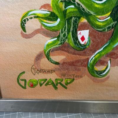 ARTIST Proof, Oil on Canvas Number by 149/250 by Godard