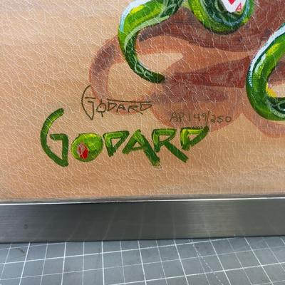 ARTIST Proof, Oil on Canvas Number by 149/250 by Godard