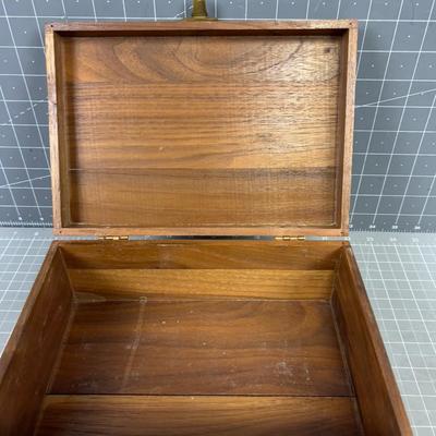 Antique Walnut Box 