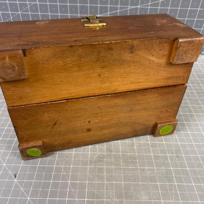 Antique Walnut Box 