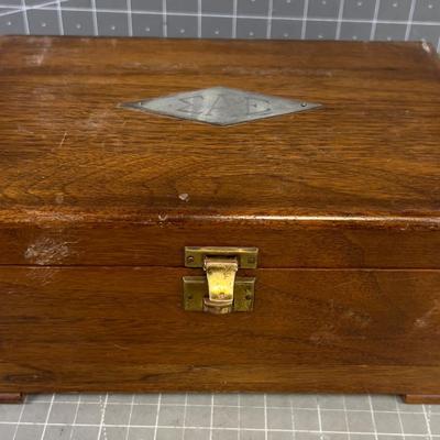Antique Walnut Box 