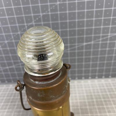 Antique Perkins Marine; Nautical Lantern 