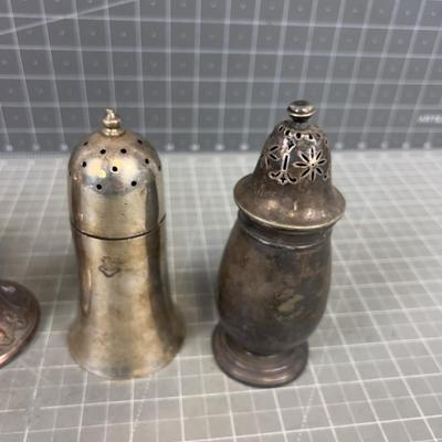Collection of Silver Platted Shakers NEAT!!!