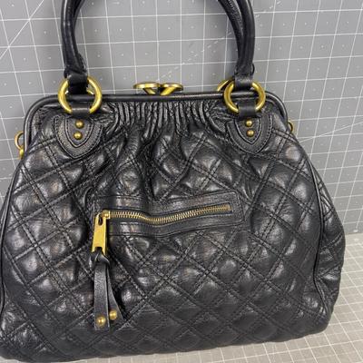 BLACK Pillow and CHAINS Purse Made in Italy by Marc Jacobs Designer
