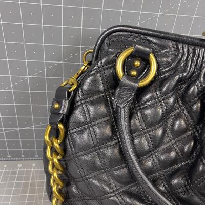 BLACK Pillow and CHAINS Purse Made in Italy by Marc Jacobs Designer