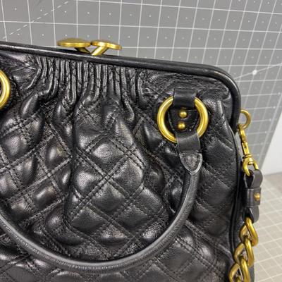 BLACK Pillow and CHAINS Purse Made in Italy by Marc Jacobs Designer