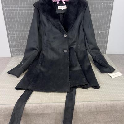 Calvin Klien XS Coat Faux Fur Collar