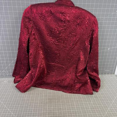 Laura Ashley Beautiful Zip Jacket NICE! Pretty
