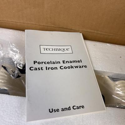 Cast Iron BLUE. Enamel  NEW In Box