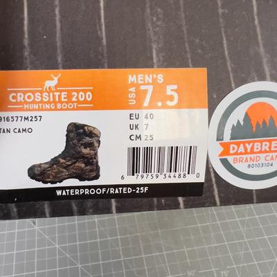 Men's CROSSITE Hunting Boots by NORTHSIDE Size 7.5 