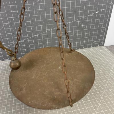 Antique Balance Scale Brass and Iron 