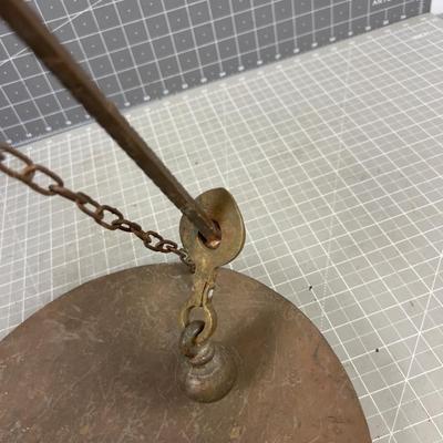 Antique Balance Scale Brass and Iron 