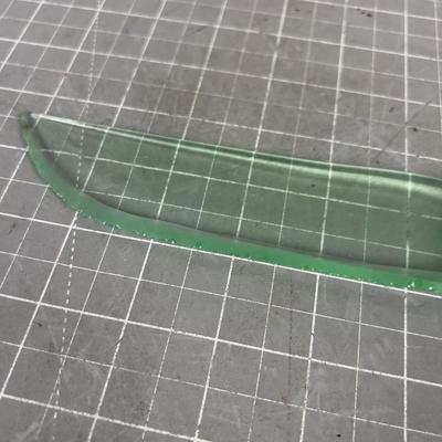 Green Depression Glass Cake Knife. COOL!!! 
