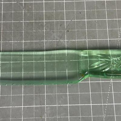 Green Depression Glass Cake Knife. COOL!!! 