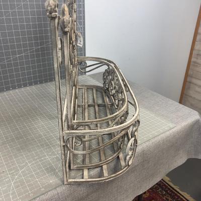 New Iron Plant Wall Basket Sconces 