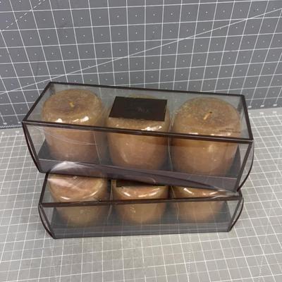 Scented Candles NEW (6) Total 
