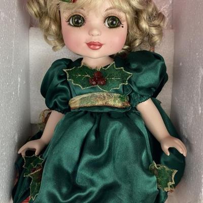 M15 MARIE OSMOND ADORA THE SEASON BELLE HOLIDAY CHRISTMAS 12" PORCELAIN DOLL NIB