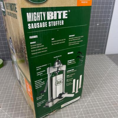 LEM Mighty Bit Sausage Stuffer, New in Opened Box. 