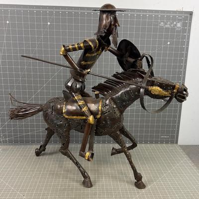 Fantastic!  Don Quixote Metal Sculpture