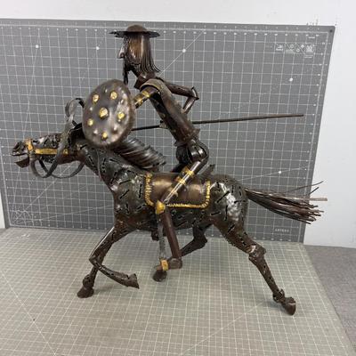 Fantastic!  Don Quixote Metal Sculpture