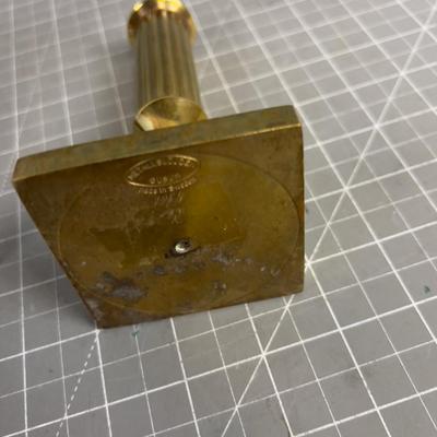 Solid Brass Candle Sticks Made in SWEDEN 