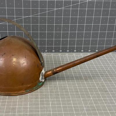 Solid Old Copper Watering Can 