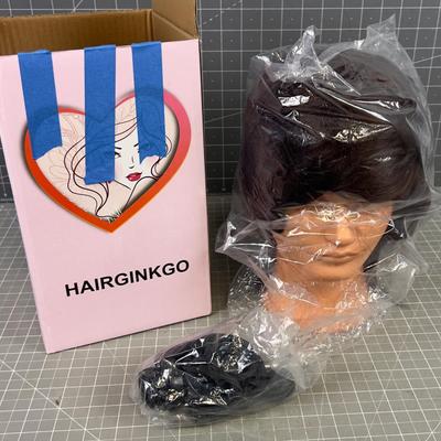Hair GINKGO With Clamps For Like a Practice Hair Cut
