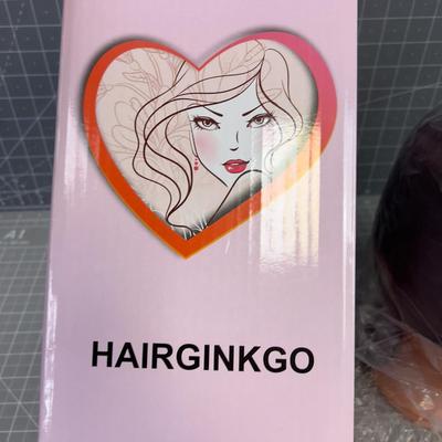 Hair GINKGO With Clamps For Like a Practice Hair Cut
