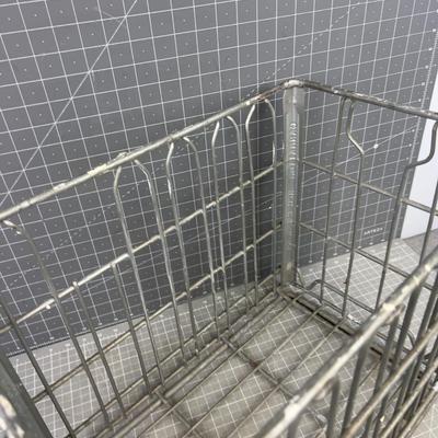 Vintage Wire Milk Crate