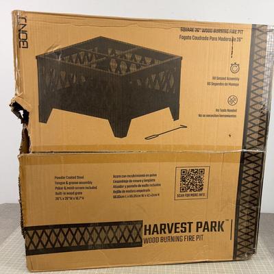26" NEW Fire Pit METAL in the Box NEW 