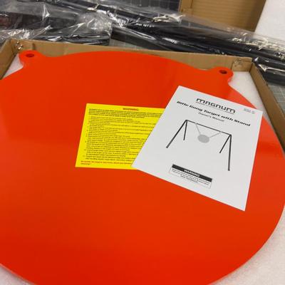 Magnum Rifle Gong Target with Stand 