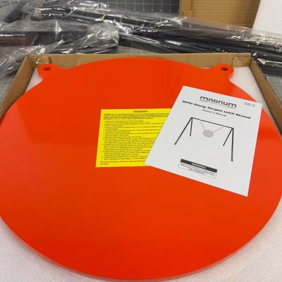 Magnum Rifle Gong Target with Stand 