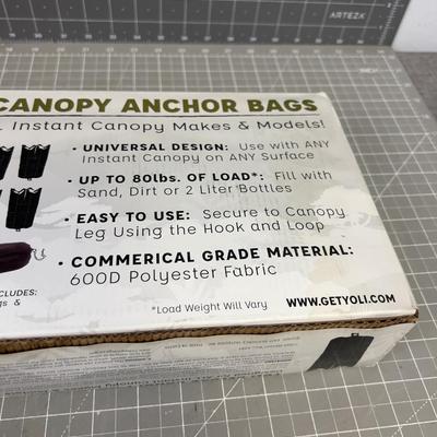 Deluxe Canopy Anchor Bags NEW in the BOX 