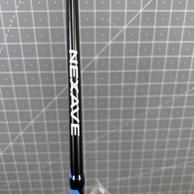 Fishing Pole; SHIMAMO NEXT WAVE 7'  With Reel NEW BLACK 2-piece Rod 