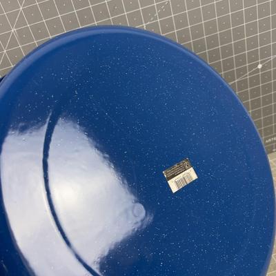 Blue Enamel Wash Basins 
