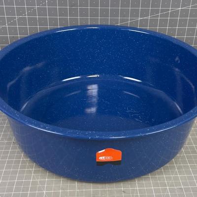Blue Enamel Wash Basins 