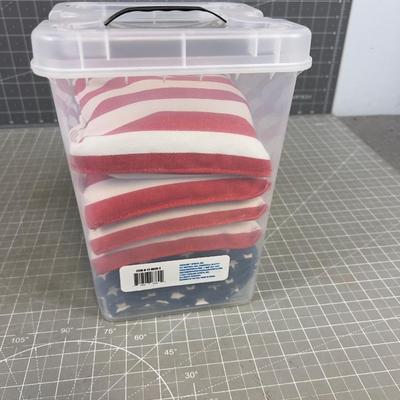 NEW Corn Hole Bags Stars and Stripes 