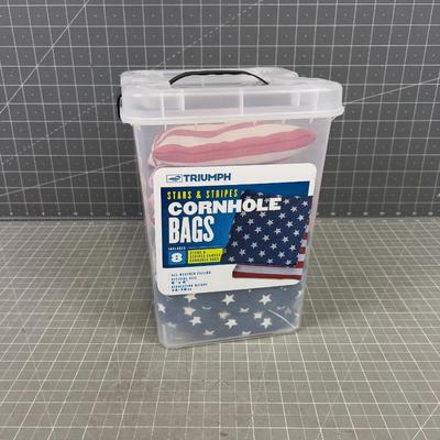 NEW Corn Hole Bags Stars and Stripes 