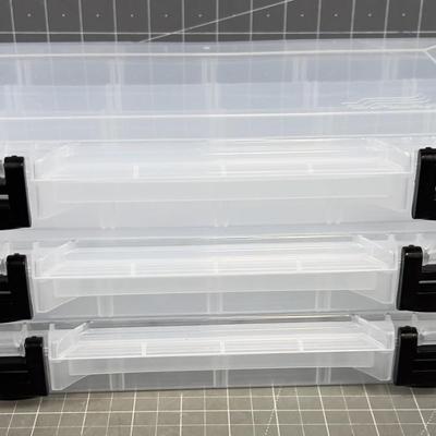 3 NEW Parts, Beads or Tackle Boxes NEW